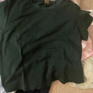 Dark green baby tee (small)